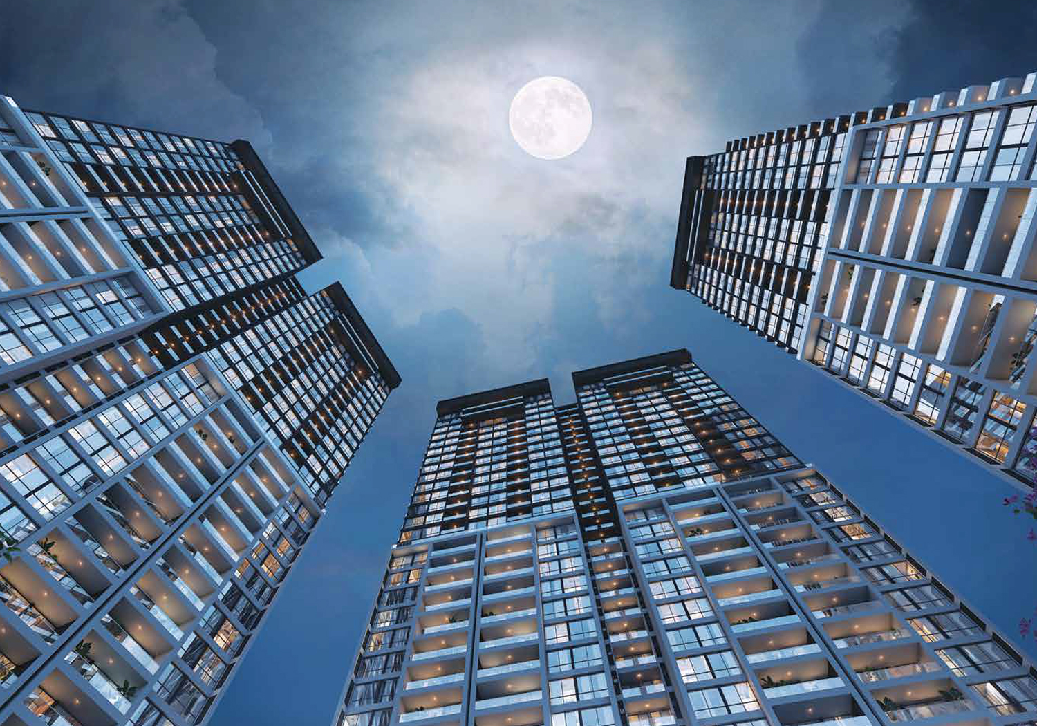 Exterior view of ANP Privado &mdash; photo gallery, images, brochure, amenities, cost sheet, price breakup, availability details, RERA number, RERA certificate, possession date, layout plan, logo, floor plan, master plan, and location map showcasing project highlights and features.