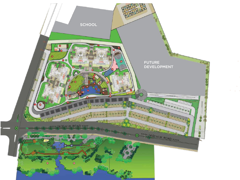 Floor plan of ANP Privado &mdash; photo gallery, images, brochure, amenities, cost sheet, price breakup, availability details, RERA number, RERA certificate, possession date, layout plan, logo, floor plan, master plan, and location map showcasing project highlights and features.